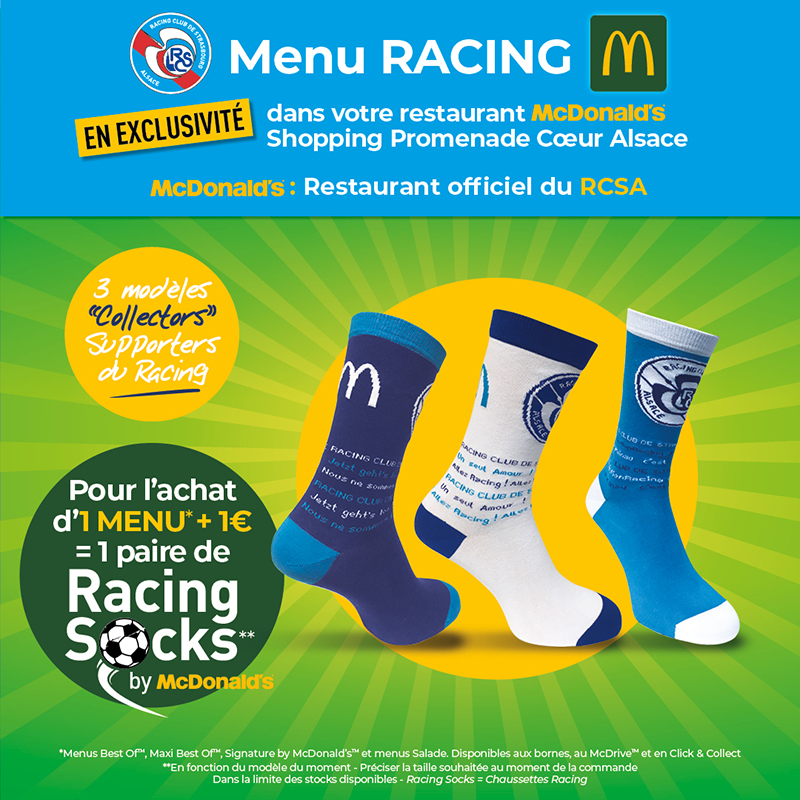 Les Racing Socks by McDonald's