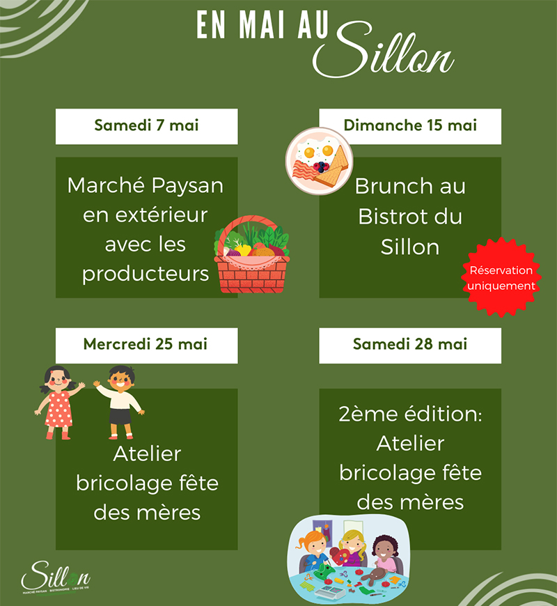 Un mois de mai animé au Sillon !